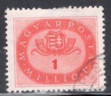 Hungary 1946  Single Stamp Coat Of Arms In Fine Used - Usati