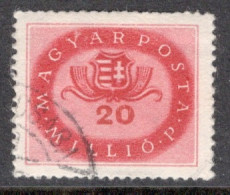 Hungary 1946  Single Stamp Coat Of Arms In Fine Used - Usati