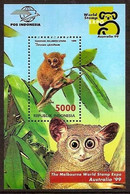 Indonesië / Indonesia 1999 Nr 1969 Postfris/MNH Postzegeltentoonstelling MELBOURNE'99, Spookdier, Tarsier - Indonesië