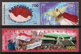 Indonesië / Indonesia 1998 Nr 1910/1912 Postfris/MNH Refomatie, Hervorming, Reformation - Indonesië