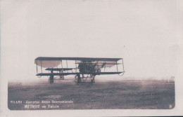 Italie, Milano Concorso Aereo Internazionale 1910, Metrot Su Voisin, Avion Biplan (295) - Reuniones