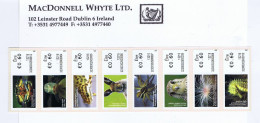 Ireland 2012 SOAR Animals And Marine Life Phase 3 Set Of 8 X 60c Thermal Print In Unbroken Strip Of 8 Mint - FDC