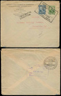 COLOMBIA. 1932. Popayan - USA. Fkd Env + Missent US Sea P.O. On Reverse Bremen - Ney York. Doble Cossing Transatlantic.V - Colombia