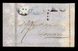 CUBA. CUBA. 1848, March 2nd. Entire Letter From Havana To London Sent Via USA With New Orleans Cds In Black With Straigh - Autres & Non Classés