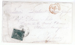 CUBA. 1878. Guanajuay A Francia. Sobre Franqueado 50cts. Verde Alfonso XII + Cds Rojo "Le Havre/Ontrener" De Entrada. - Autres & Non Classés