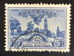 1936 Australia - Centenary Of South Australia - Proclamation Tree And Site Of Adelaide 1836 - Used - Gebruikt