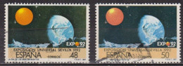 Exposition De Séville - ESPAGNE - Terre Et Lune - N° 2494-2544 - 1987 - Gebraucht