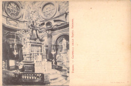 26381 " TORINO-CAPPELLA DELLA SANTA SINDONE "-VERA FOTO-CART.NON SPED. - Chiese