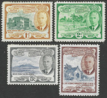 St Kitts-Nevis. 1952 KGVI. 4 MH Values To 12c (1c, 2c, 5c, 12c). SG 94etc. M3106 - St.Cristopher-Nevis & Anguilla (...-1980)