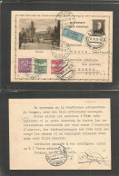 CZECHOSLOVAKIA. 1931 (13 June) Praha - Switzerland, Bern (13 June) Air Multifkd Illustrated Stat Card. Praha. VF. - Sonstige & Ohne Zuordnung