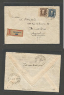 CZECHOSLOVAKIA. 1926 (25 May) Chudenice - Argentina; BsAs (18 June) Registered Multifkd Envelope. Fine. South America Tr - Autres & Non Classés