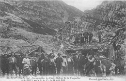 74-SIXT- INAUGURATION DU CHALET-REFUGE DE LA VAUGEOLLAZ PAR LE C .A F. LE 24 AOUT 1913 - Sixt-Fer-à-Cheval