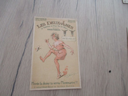 CPA Pub Publicité Les Deux Anes Théâtre Gai De Paris Illustrée Par Neumond ? érotique Coquin - Publicité