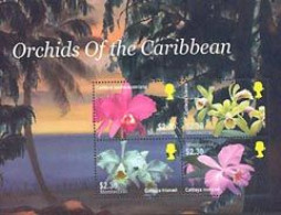 MONTSERRAT 2005 - Orchidées Des Caraïbes - Feuillet (Cattleya Lueddemanniana) - Montserrat