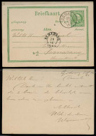 DUTCH INDIES. 1886. Godong - Denmark - Gemarak. 5c Green Stat Card. Superb. - Indonesië