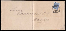 DUTCH INDIES. 1897 (6 Sept). NETHERLAND INDIES - INDONESIA - SPAIN. Semarang To Cadiz, Spain. Printed Matter Rate Franke - Indonesië