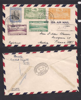 DOMINICAN REP. 1936 (2 June) C. Trujillo - Austria, Wien Via NYC (5 June) Registered Air Multifkd Env. VF. - República Dominicana