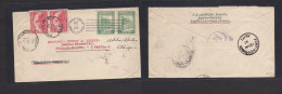 DOMINICAN REP. 1930 (Oct 13) Monte Cristy - Haiti, Port Prince (24 Oct) Fwded New Franking To Ethiopia, Addis Abeba. Arr - República Dominicana