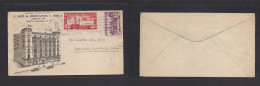 DOMINICAN REP. 1932 (Ene 27) Sto Domingo - USA, Syracuse, NY. Hotel Diez Hermanos Illustrated Air Multifkd Envelope. Mos - República Dominicana