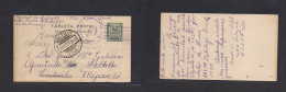 DOMINICAN REP. 1926 (18 Oct) Sto Domingo - Mexico, Saltillo (29 Oct) 1c Green Stat Card + Anual Cachet On Front. Rarity  - República Dominicana