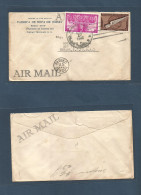 DOMINICAN REP. 1942 (17 March) Ciudad Trujillo - USA, Newrak, NJ. Air Fkd Env + "Passed US Censor" (xxx/R) A Rare Type C - Dominikanische Rep.