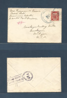 DOMINICAN REP. 1927 (18 Oct) Agencia De Correos De Sousa - USA, Michigan, Muskegin. PM Unsealed Envelope At 2c Rate. Ver - Repubblica Domenicana