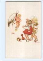 XX12559/ Geburt Storch Bringt Baby  Kinder  Tilly V. Baumgarten Litho AK Ca.1912 - Nacimientos