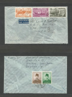 DUTCH INDIES. 1962 (18 May) Malang - USA, Vale, OR. Air Multifkd Envelope. - Indonesië