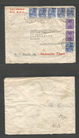 DUTCH INDIES. 1950 (13 April) Djakartakota - USA, CA, LA. Air Multifkd Envelope. - Indonesië