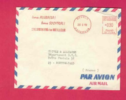 Lettre De 1969 Pour La France EMA - SATAS - SR 7198 - Aluminium - Kamerun (1960-...)