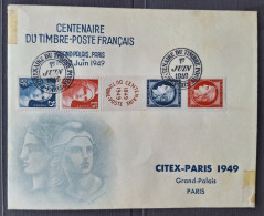 France 1949 N°830/33 Ob  Sur Lettre TB - ....-1949