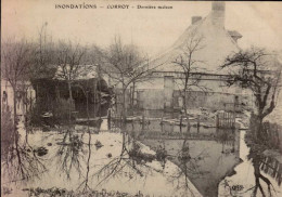 LORROY  ( SEINE ET MARNE )    INONDATIONS  .  DERNIERE MAISON - Überschwemmungen