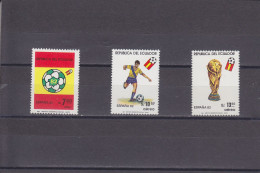 ECUADOR - EQUATEUR  - 1982 - ** / MNH - FOOTBALL WORLD CUP SPAIN 1982 - Mi. 1909/11 - 1982 – Espagne