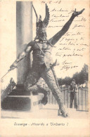 26389 " SUPERGA-RICORDO A UMBERTO I " ANIMATA-VERA FOTO-CART.SPED.1903 - Autres Monuments, édifices