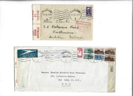 GREAT BRITAIN UNITED KINGDOM ENGLAND COLONIES - SOUTH AFRICA SUD AFRIKA -  POSTAL HISTORY LOT - CENSORED RED CROSS - Ohne Zuordnung