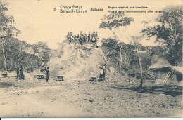 B6 BELGIAN CONGO PPS SBEP 43 VIEW 5 USED - Entiers Postaux