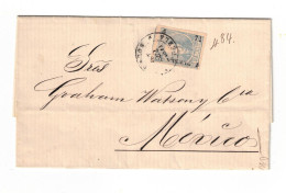 1871, Fofef Letter From PUEBLO To Mexico - Mexico