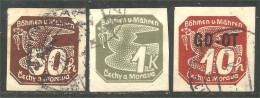 290 Bohmen Mahren 1939 Carrier Pigeon Voyageur (CZE-410) - Used Stamps