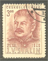 290 Czechoslovakia 70 Ans Stalin Staline (CZE-392) - Usati