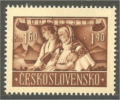 290 Czechoslovakia 1.60k + 1.40k Repatriated Slovaks Retour Des Slovaques MNH ** Neuf SC (CZE-389) - Ungebraucht