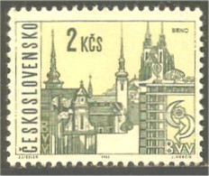 290 Czechoslovakia Ville Brno City Paysage Landscape MH * Neuf (CZE-385c) - Neufs