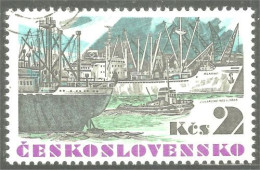 290 Czechoslovakia Port Harbour Hafen Bateau Kladno Boat Ship Schiff Barco Barca (CZE-382h) - Gebruikt