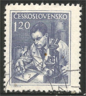 290 Czechoslovakia Scientifique Scientist Microscope (CZE-352d) - Autres & Non Classés