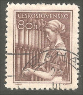 290 Czechoslovakia Ouvrier Textile Worker (CZE-342e) - Textile