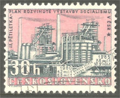 290 Czechoslovakia Usine Raffinerie Pétrole Oil Refinery (CZE-344) - Aardolie