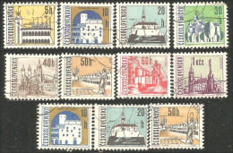 290 Czechoslovakia 1965-66 11 Different Views Towns Villes (CZE-295) - Collections, Lots & Series