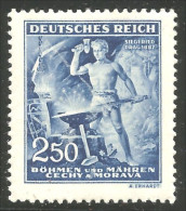 290 Bohemia Moravia 1942 Bohemia Moravia Richard Wagner Siegfried Forgeron Blacksmith MH * Neuf (CZE-282a) - Muziek