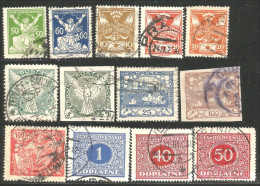 290 Czechoslovakia Taxes Postage Due Surcharge (CZE-251) - Used Stamps