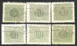 290 Czechoslovakia 1954 Tax Green Stamps (CZE-215a) - Segnatasse