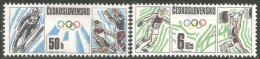 290 Czechoslovakia 1988 Olympiques Haltérophilie Weightlifting Hockey Discus MNH ** Neuf SC (CZE-202) - Neufs